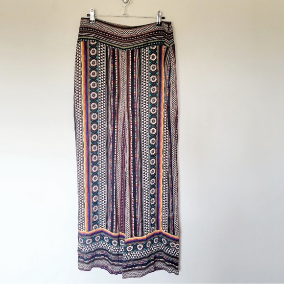 NEW FARM Rio for Anthropologie Satin Wide-Leg Pants Size Small - Picture 5 of 10